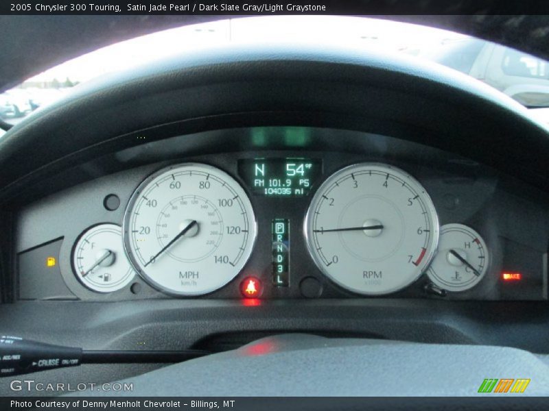 Satin Jade Pearl / Dark Slate Gray/Light Graystone 2005 Chrysler 300 Touring