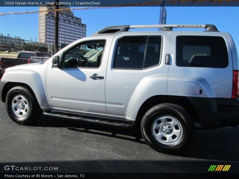 Silver Lightning / Graphite/Steel 2009 Nissan Xterra X
