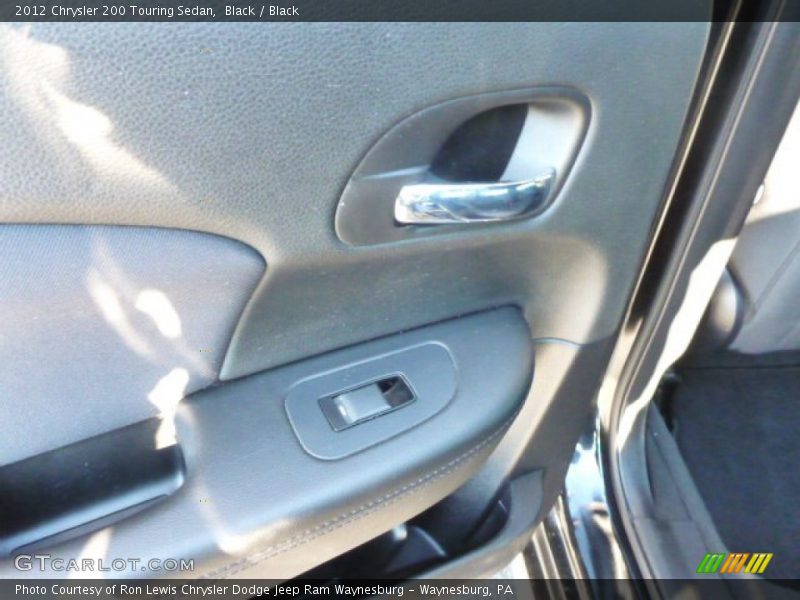 Black / Black 2012 Chrysler 200 Touring Sedan