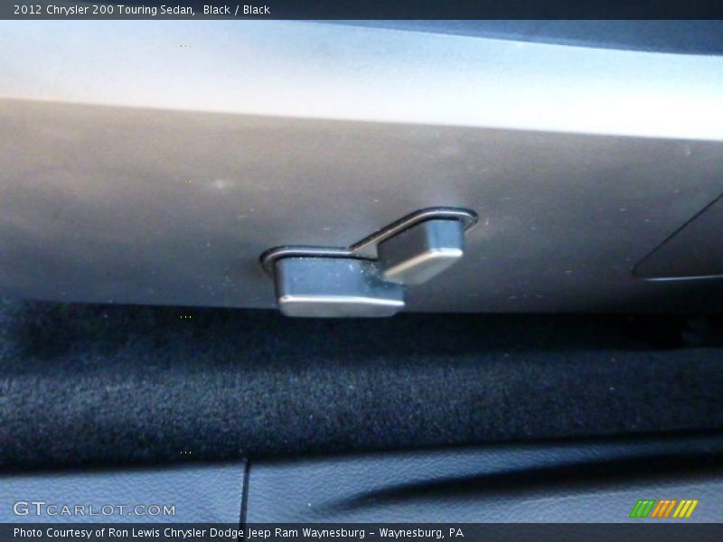 Black / Black 2012 Chrysler 200 Touring Sedan