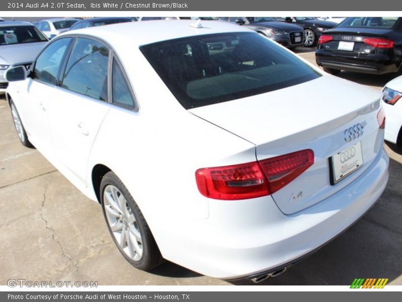 Ibis White / Chestnut Brown/Black 2014 Audi A4 2.0T Sedan