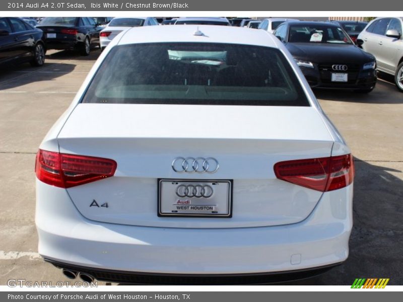 Ibis White / Chestnut Brown/Black 2014 Audi A4 2.0T Sedan