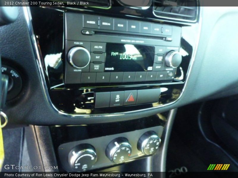 Black / Black 2012 Chrysler 200 Touring Sedan