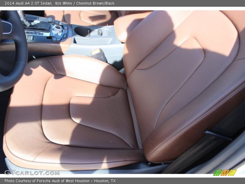 Ibis White / Chestnut Brown/Black 2014 Audi A4 2.0T Sedan