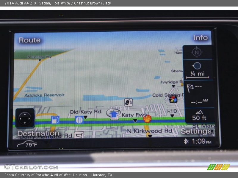 Ibis White / Chestnut Brown/Black 2014 Audi A4 2.0T Sedan