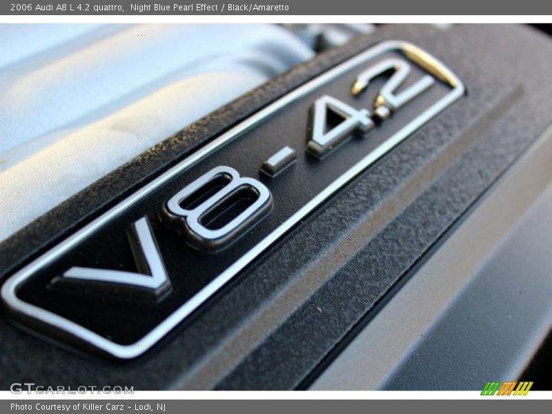 Night Blue Pearl Effect / Black/Amaretto 2006 Audi A8 L 4.2 quattro