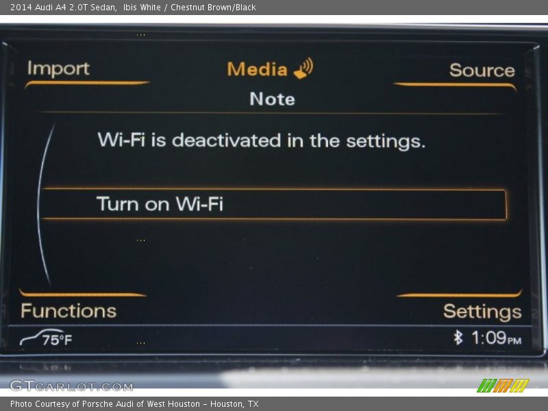 Ibis White / Chestnut Brown/Black 2014 Audi A4 2.0T Sedan