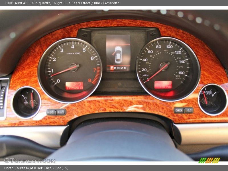 Night Blue Pearl Effect / Black/Amaretto 2006 Audi A8 L 4.2 quattro