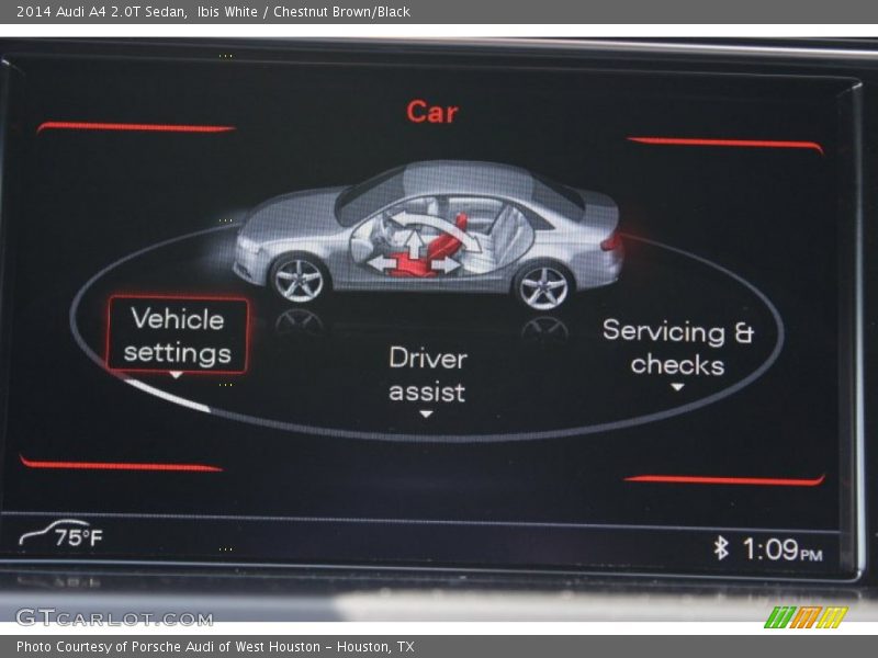 Ibis White / Chestnut Brown/Black 2014 Audi A4 2.0T Sedan