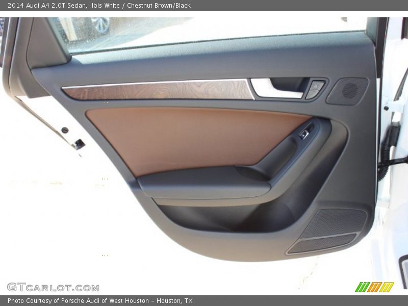 Ibis White / Chestnut Brown/Black 2014 Audi A4 2.0T Sedan
