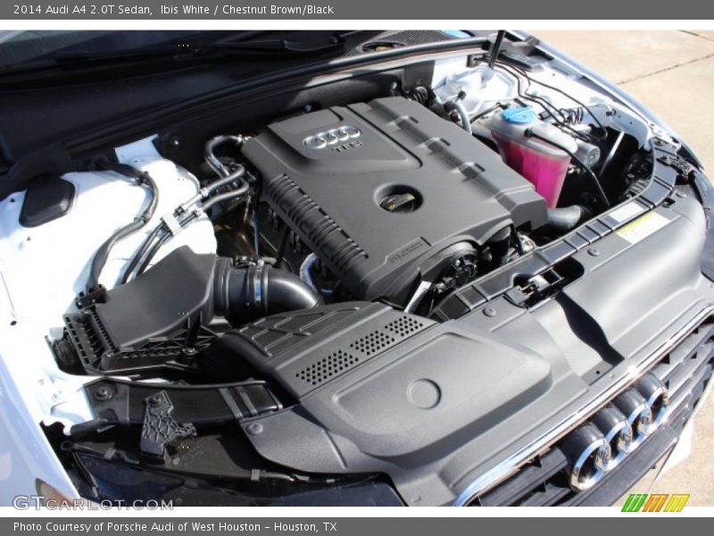 Ibis White / Chestnut Brown/Black 2014 Audi A4 2.0T Sedan