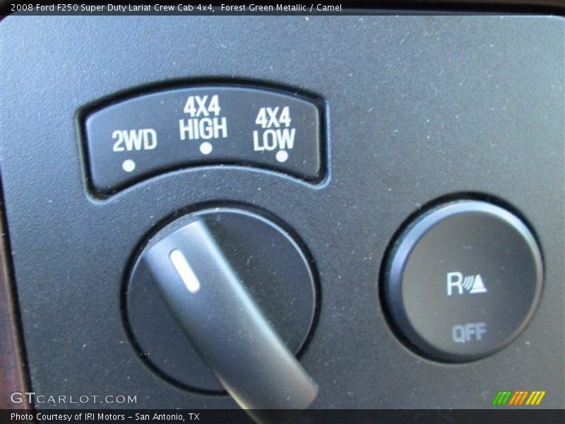 Forest Green Metallic / Camel 2008 Ford F250 Super Duty Lariat Crew Cab 4x4