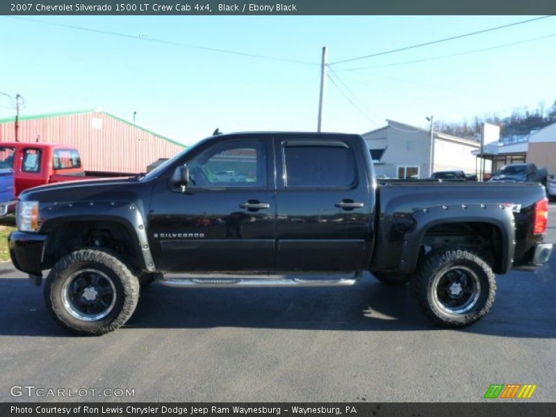 Black / Ebony Black 2007 Chevrolet Silverado 1500 LT Crew Cab 4x4