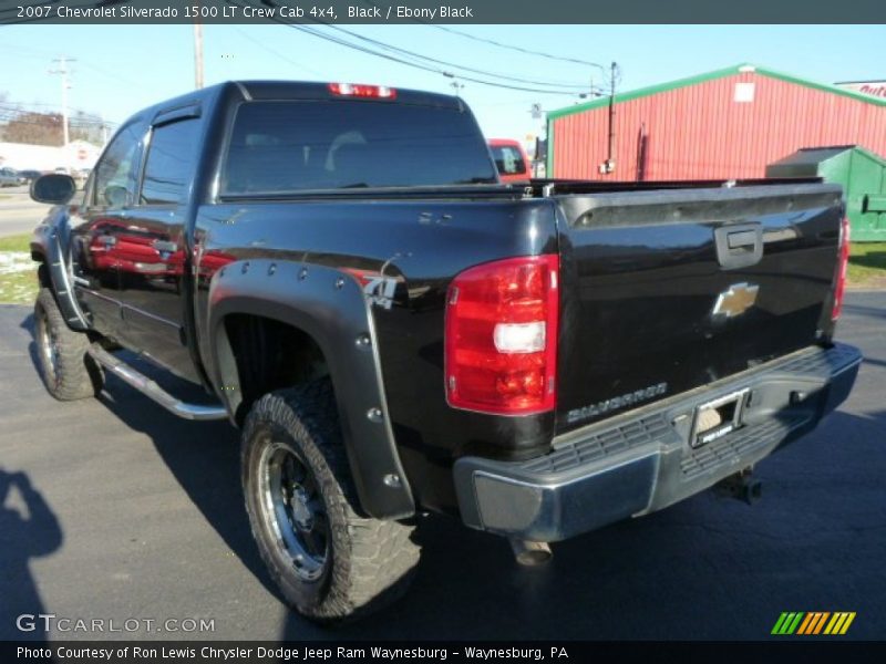 Black / Ebony Black 2007 Chevrolet Silverado 1500 LT Crew Cab 4x4