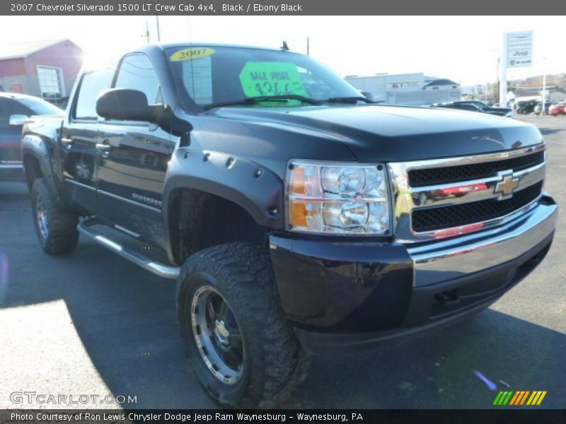 Black / Ebony Black 2007 Chevrolet Silverado 1500 LT Crew Cab 4x4