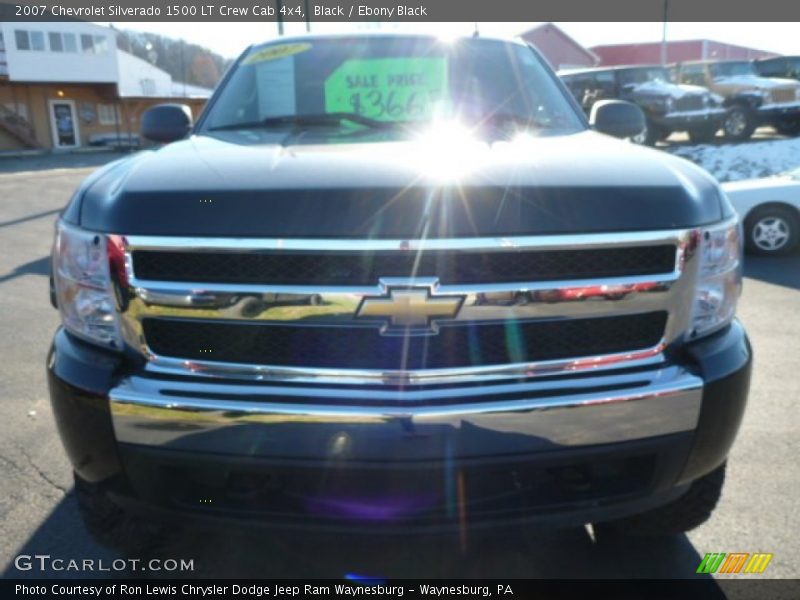 Black / Ebony Black 2007 Chevrolet Silverado 1500 LT Crew Cab 4x4