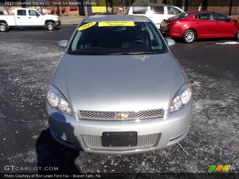 Silver Ice Metallic / Ebony 2012 Chevrolet Impala LS