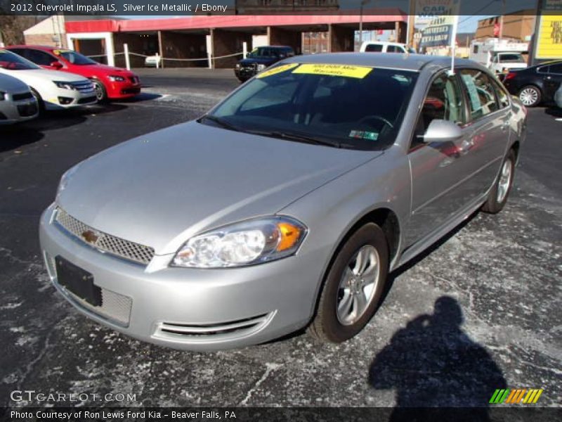 Silver Ice Metallic / Ebony 2012 Chevrolet Impala LS