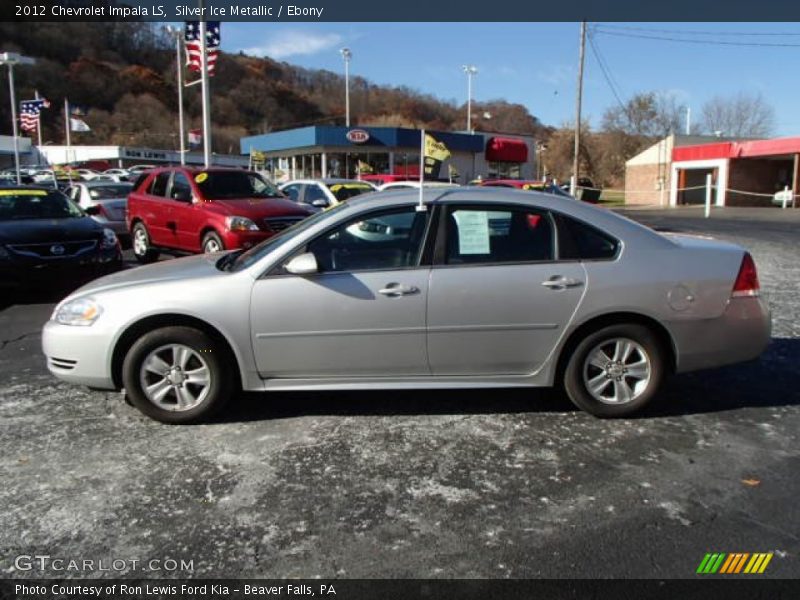 Silver Ice Metallic / Ebony 2012 Chevrolet Impala LS