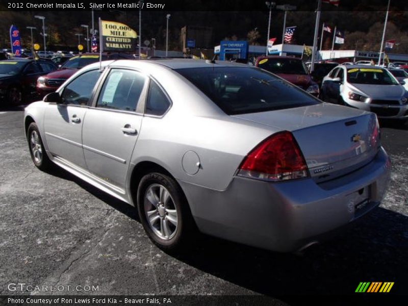 Silver Ice Metallic / Ebony 2012 Chevrolet Impala LS