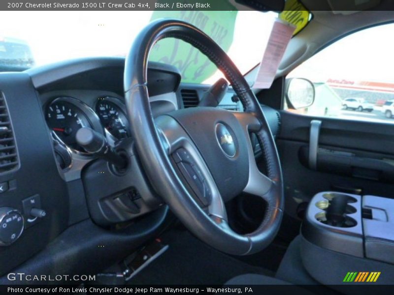 Black / Ebony Black 2007 Chevrolet Silverado 1500 LT Crew Cab 4x4
