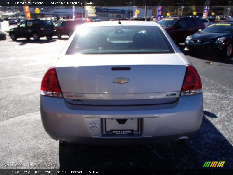 Silver Ice Metallic / Ebony 2012 Chevrolet Impala LS