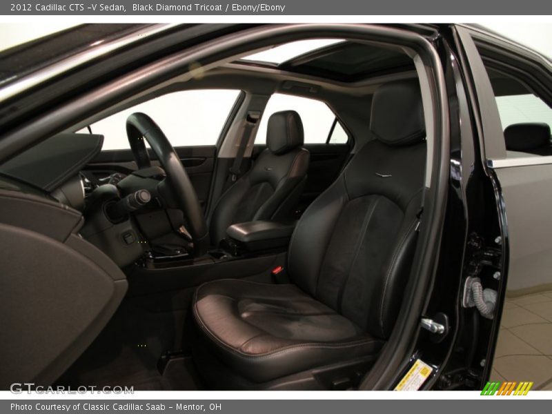 Front Seat of 2012 CTS -V Sedan