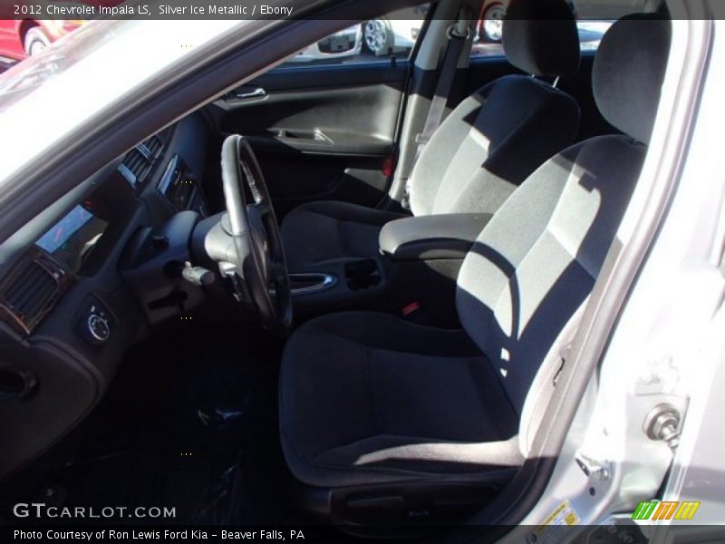 Silver Ice Metallic / Ebony 2012 Chevrolet Impala LS