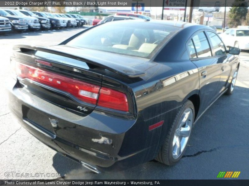 Pitch Black / Black/Light Frost Beige 2012 Dodge Charger R/T Plus