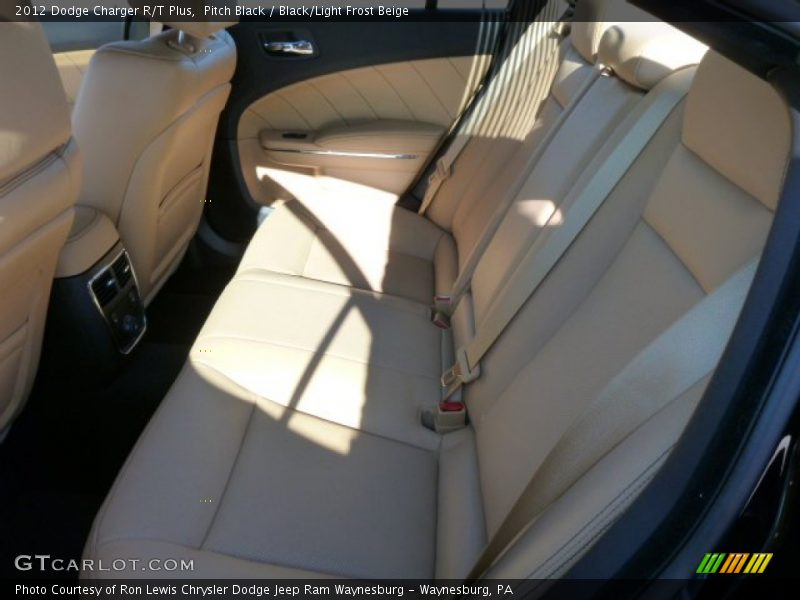 Pitch Black / Black/Light Frost Beige 2012 Dodge Charger R/T Plus