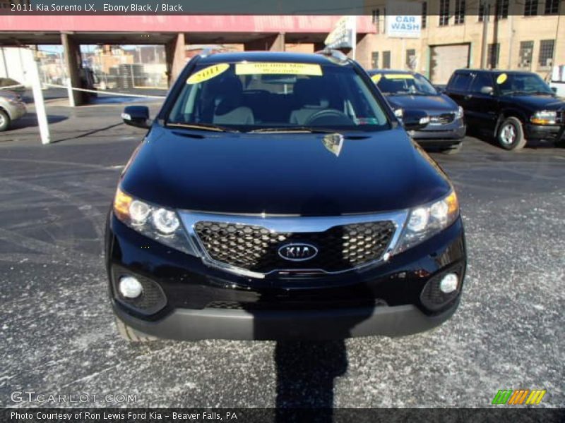 Ebony Black / Black 2011 Kia Sorento LX