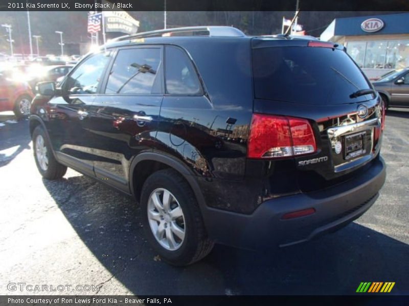 Ebony Black / Black 2011 Kia Sorento LX