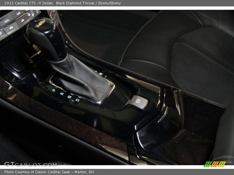Black Diamond Tricoat / Ebony/Ebony 2012 Cadillac CTS -V Sedan