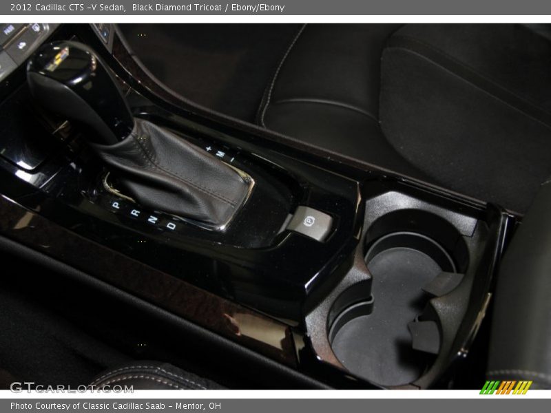 Black Diamond Tricoat / Ebony/Ebony 2012 Cadillac CTS -V Sedan