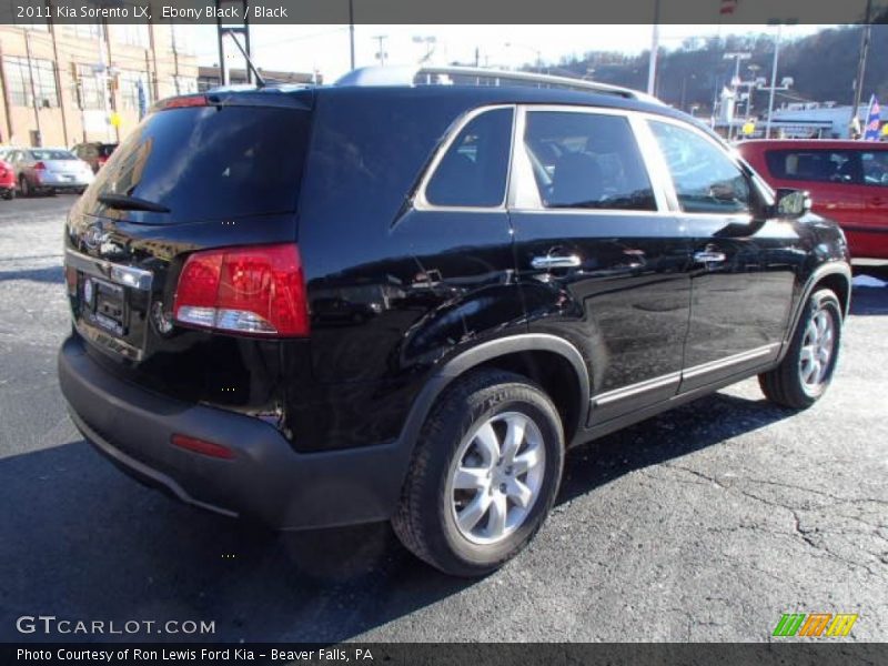 Ebony Black / Black 2011 Kia Sorento LX