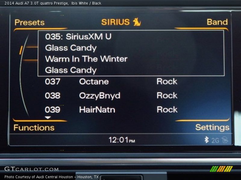 Ibis White / Black 2014 Audi A7 3.0T quattro Prestige