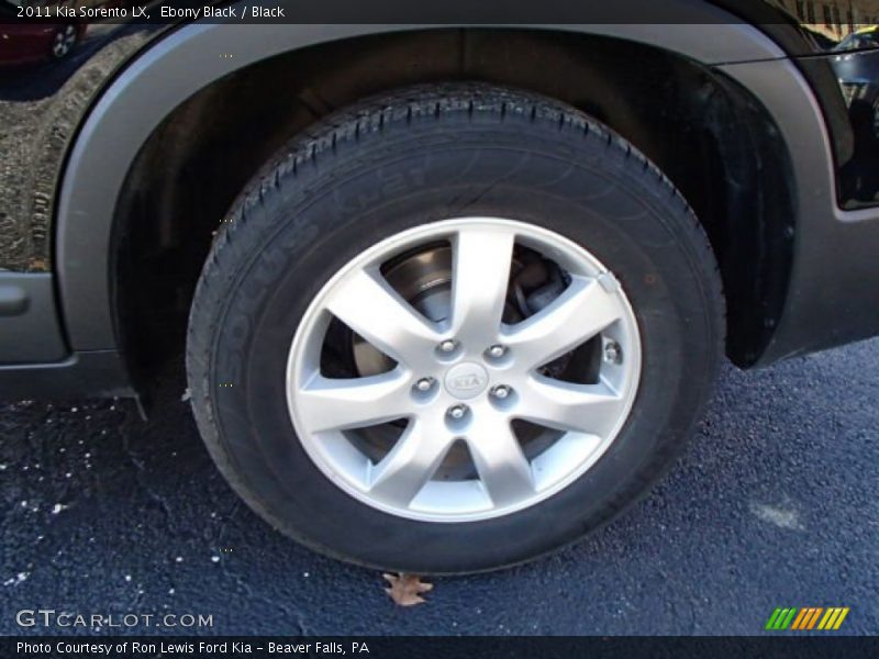 Ebony Black / Black 2011 Kia Sorento LX