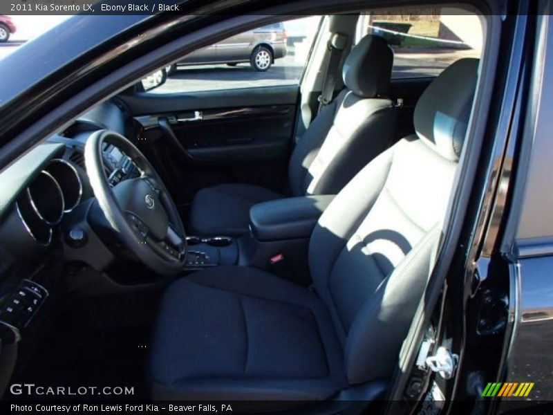 Ebony Black / Black 2011 Kia Sorento LX