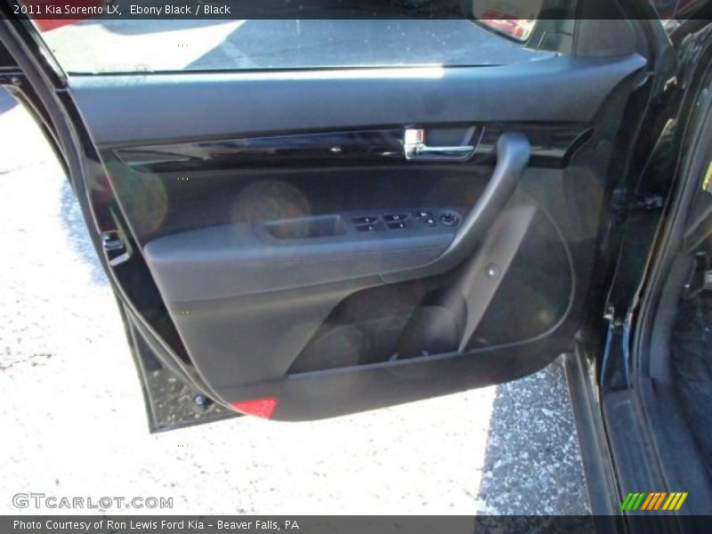 Ebony Black / Black 2011 Kia Sorento LX