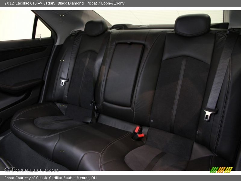 Black Diamond Tricoat / Ebony/Ebony 2012 Cadillac CTS -V Sedan