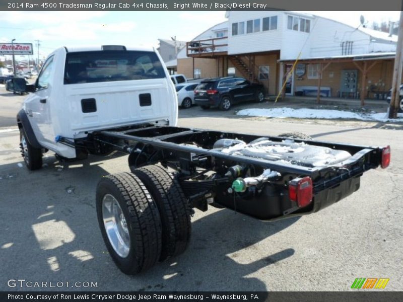 Bright White / Black/Diesel Gray 2014 Ram 4500 Tradesman Regular Cab 4x4 Chassis