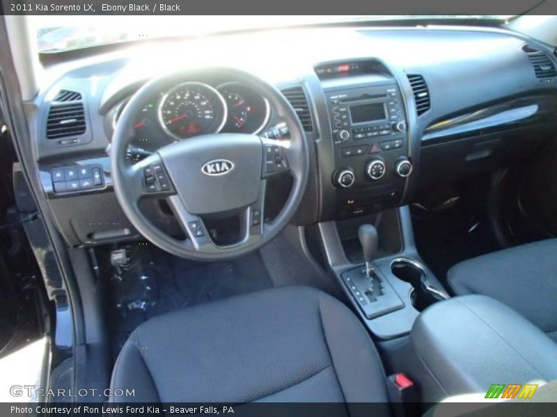Ebony Black / Black 2011 Kia Sorento LX