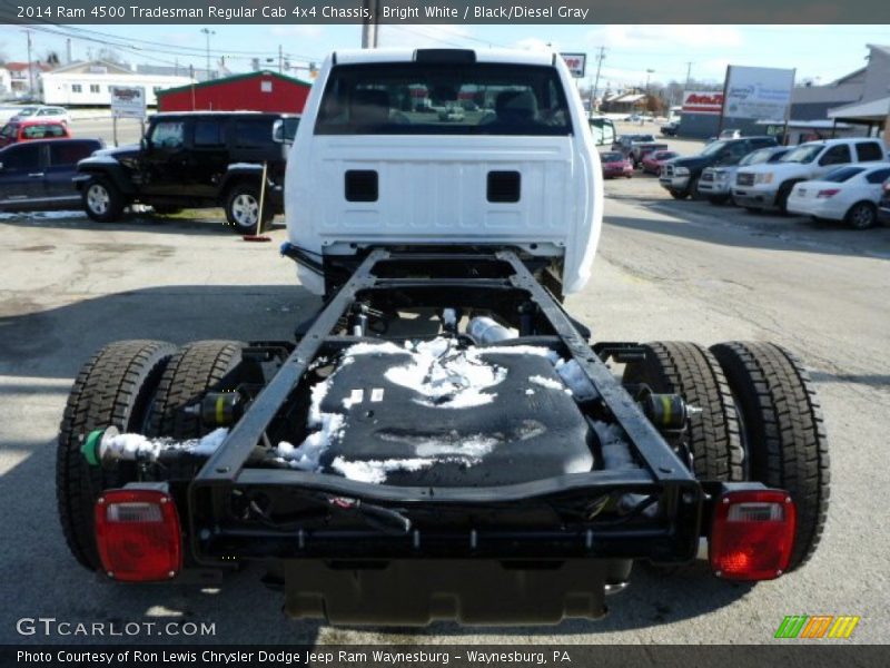 Bright White / Black/Diesel Gray 2014 Ram 4500 Tradesman Regular Cab 4x4 Chassis