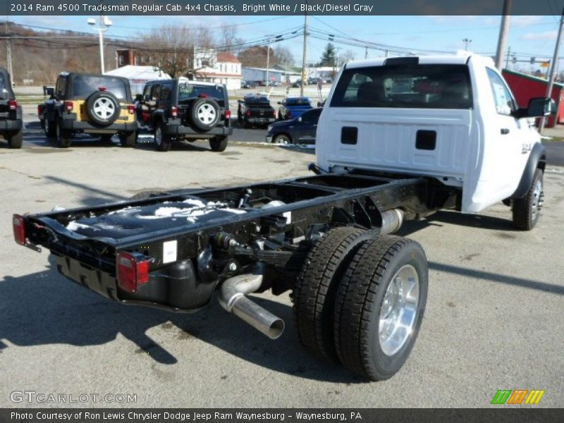 Bright White / Black/Diesel Gray 2014 Ram 4500 Tradesman Regular Cab 4x4 Chassis