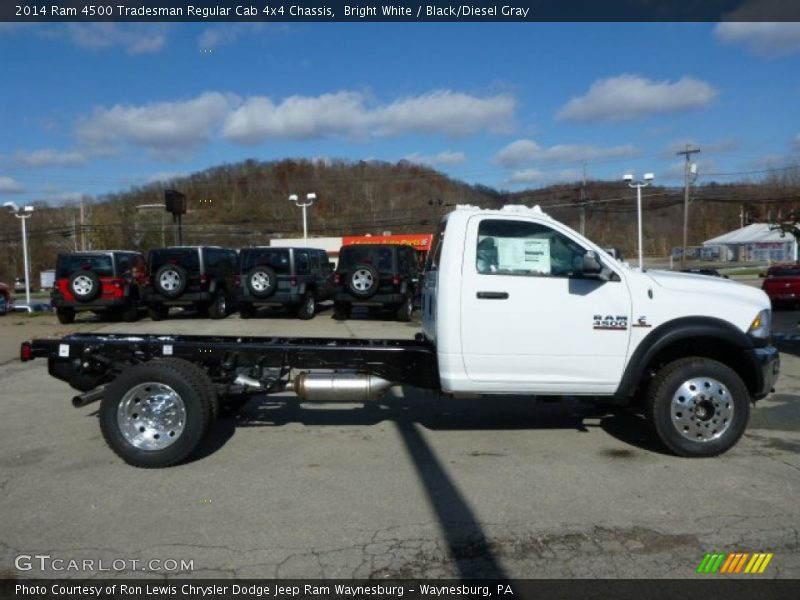  2014 4500 Tradesman Regular Cab 4x4 Chassis Bright White