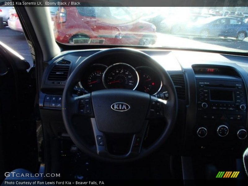 Ebony Black / Black 2011 Kia Sorento LX
