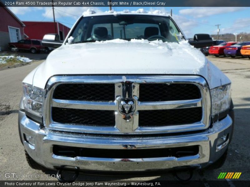 Bright White / Black/Diesel Gray 2014 Ram 4500 Tradesman Regular Cab 4x4 Chassis