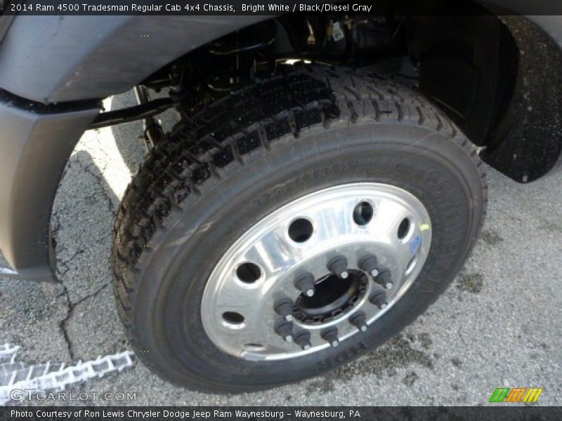 Bright White / Black/Diesel Gray 2014 Ram 4500 Tradesman Regular Cab 4x4 Chassis