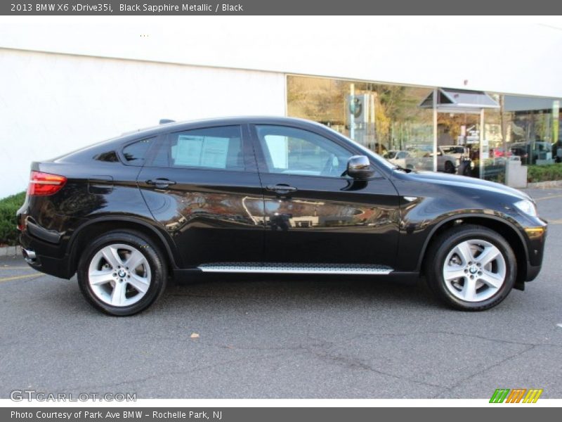 Black Sapphire Metallic / Black 2013 BMW X6 xDrive35i