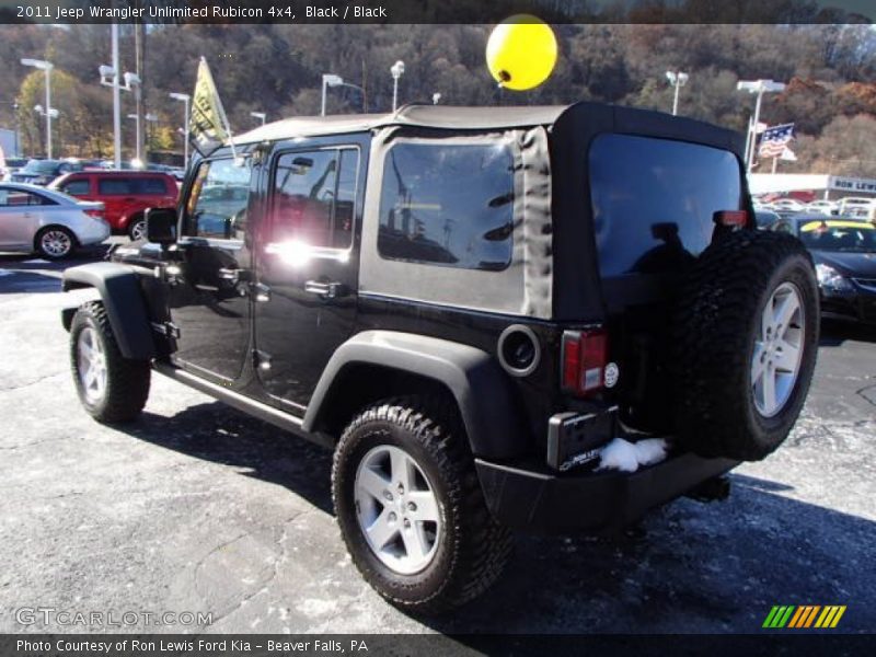 Black / Black 2011 Jeep Wrangler Unlimited Rubicon 4x4